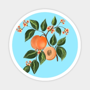 Peach pattern 2 Magnet